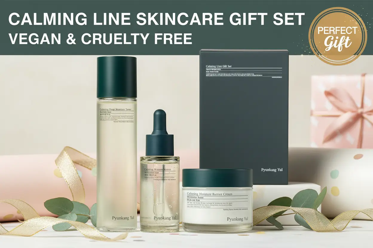 pyunkang_yul_calming_line_gift_box_set_korean_facial_skin_care_essential_daily_moisturizing_toner_serum_cream_vegan_cruelty_free_stocking_stuffer_christmas_holiday_new_year_gift_set