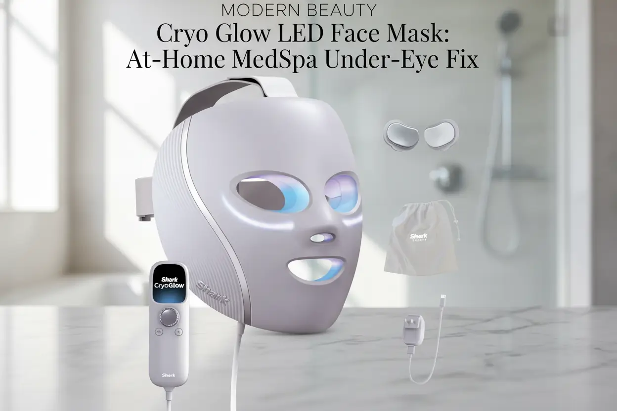 shark-cryoglow-led-face-mask-under-eye-cooling-anti-ageing-blemish-repair-red-blue-infrared-light-therapy-usb-c-remote-control-storage-bag-lilac-chill-fw312pl