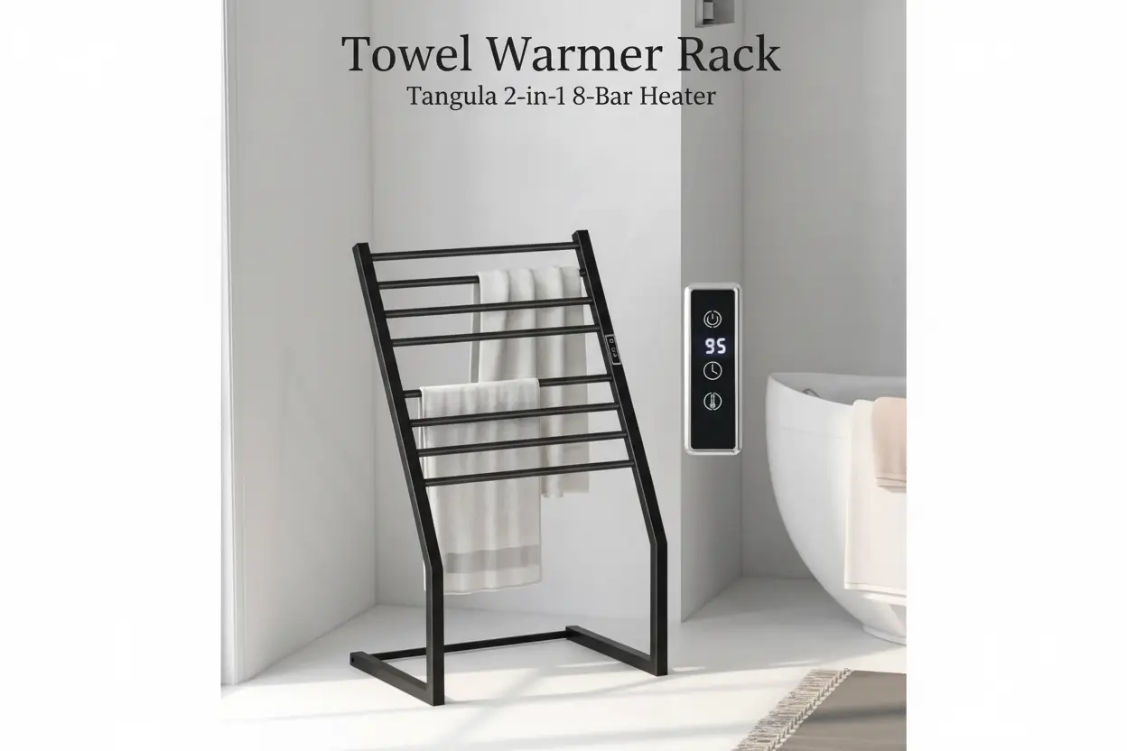 tangkula-2-in-1-towel-warmer-rack-8-bars-freestanding-wall-mounted-led-display-timer-temperature-control-overheat-protection-stainless-steel-bath-towel-heater