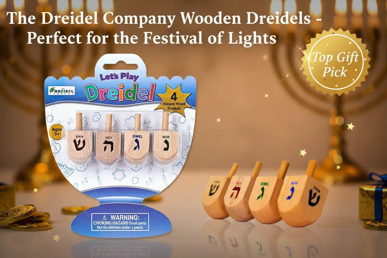 the-dreidel-company-lets-play-dreidel-the-hanukkah-game-4-natural-wooden-dreidels-with-instructions-for-chanukah-instructions-on-back-of-blister-pack