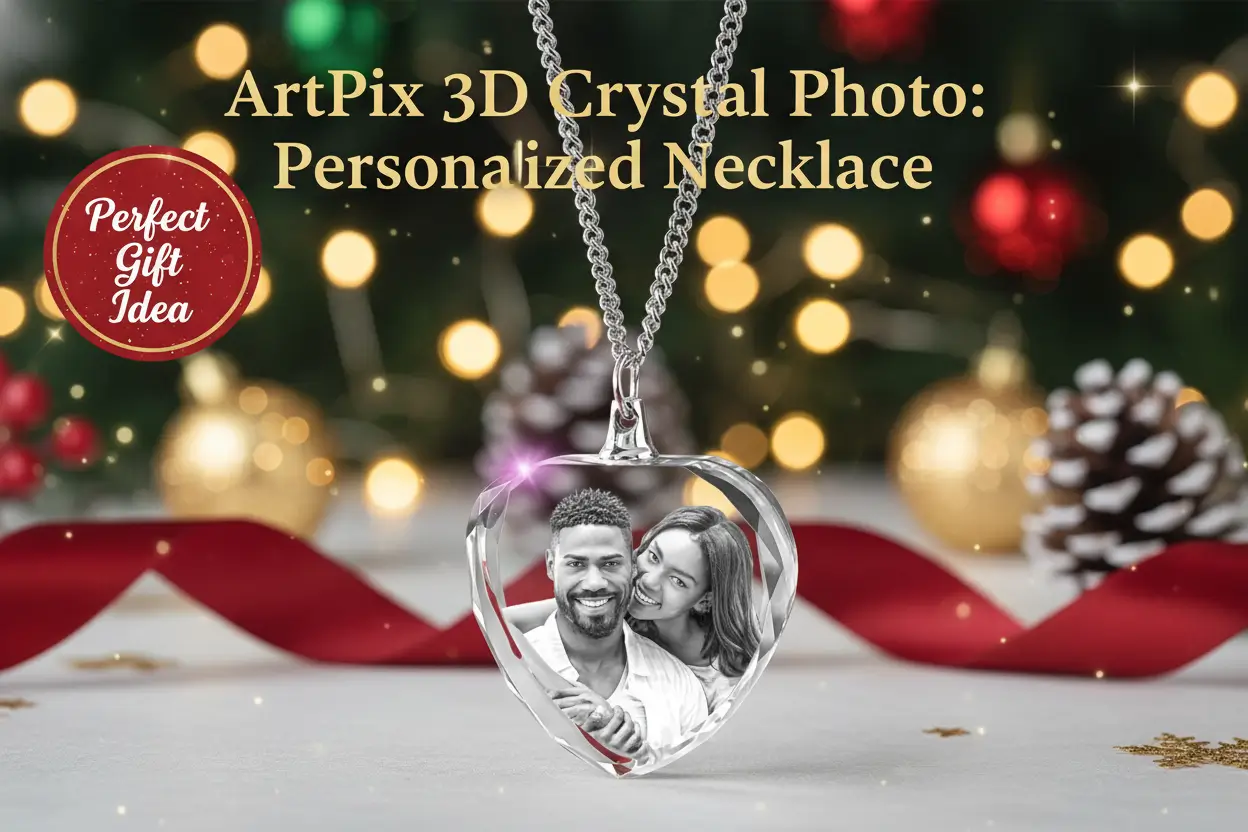 ArtPix_3D_Crystal_Photo_Christmas_Personalized_Necklace_Gift_Xmas_Customized_Gifts_for_Mom_Women_Wife_Her_Grandma_Great_Custom_Picture_Gifts_With_Your_Own_Photo