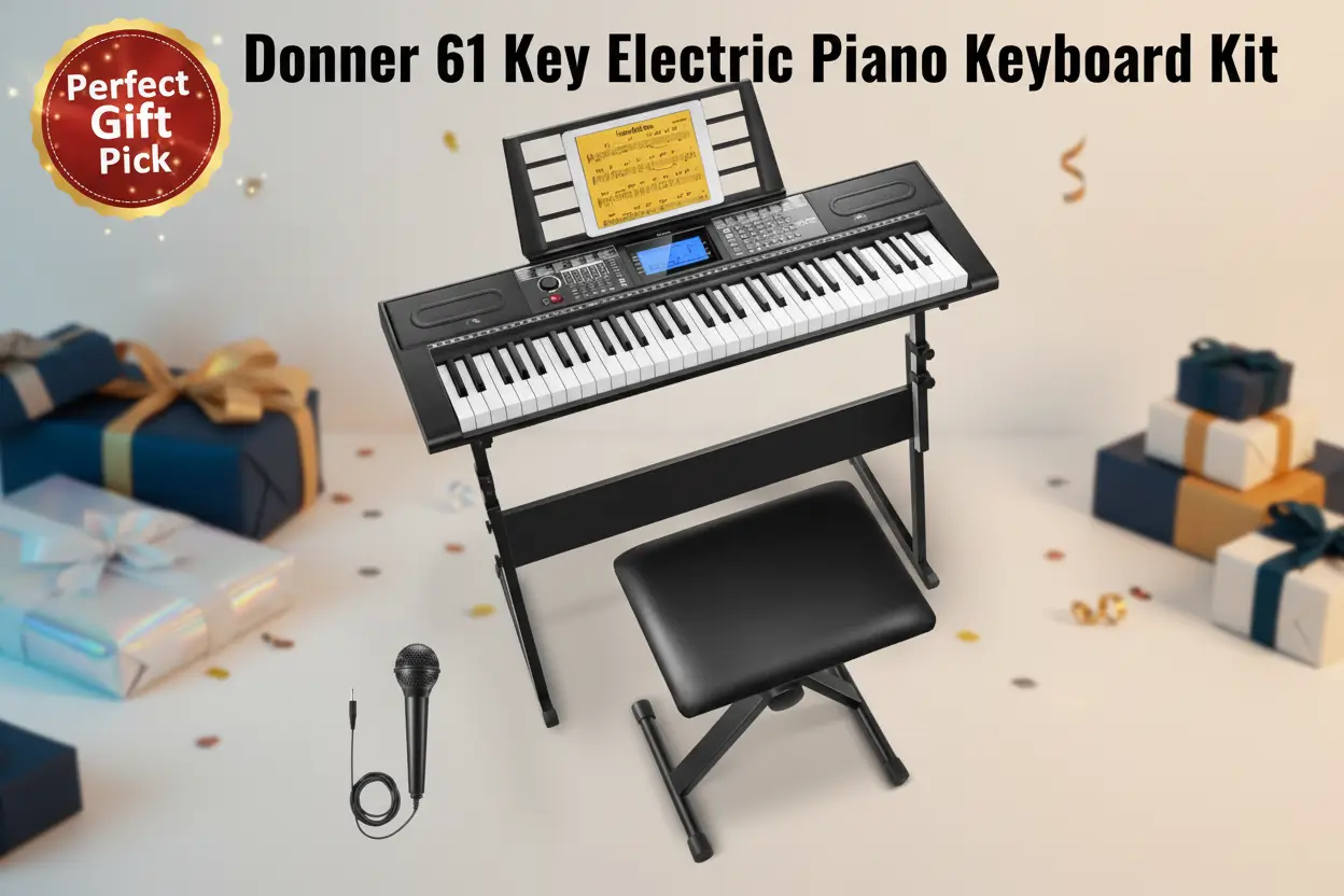 Donner_61_Key_Keyboard_Piano_Electric_Keyboard_Kit_with_249_Voices_249_Rhythms_Includes_Stand_Stool_Microphone_Black_DEK-610S