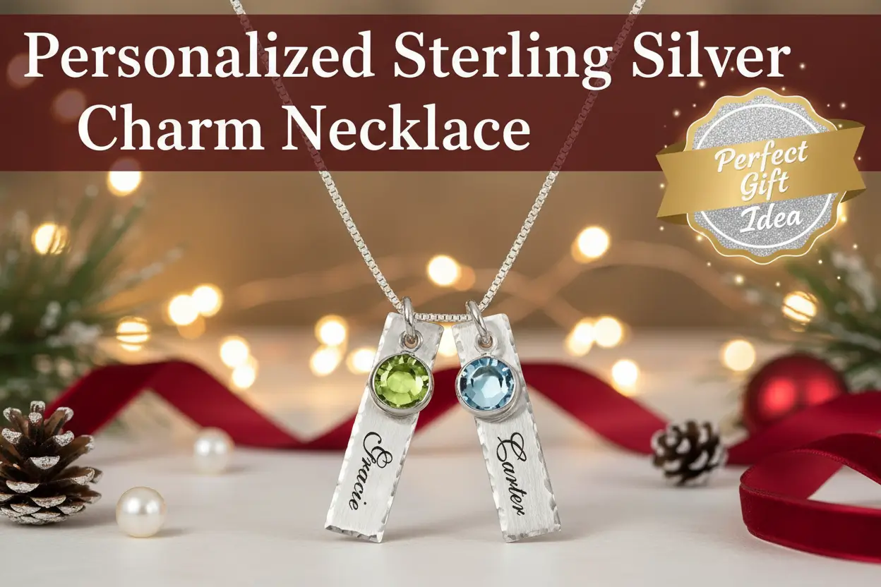 ajs-collection-unity-in-two-personalized-charm-necklace-customize-2-sterling-silver-rectangular-pendants-with-names-of-your-choice-choose-2-birthstones-and-925-chain-makes-gifts-for-her