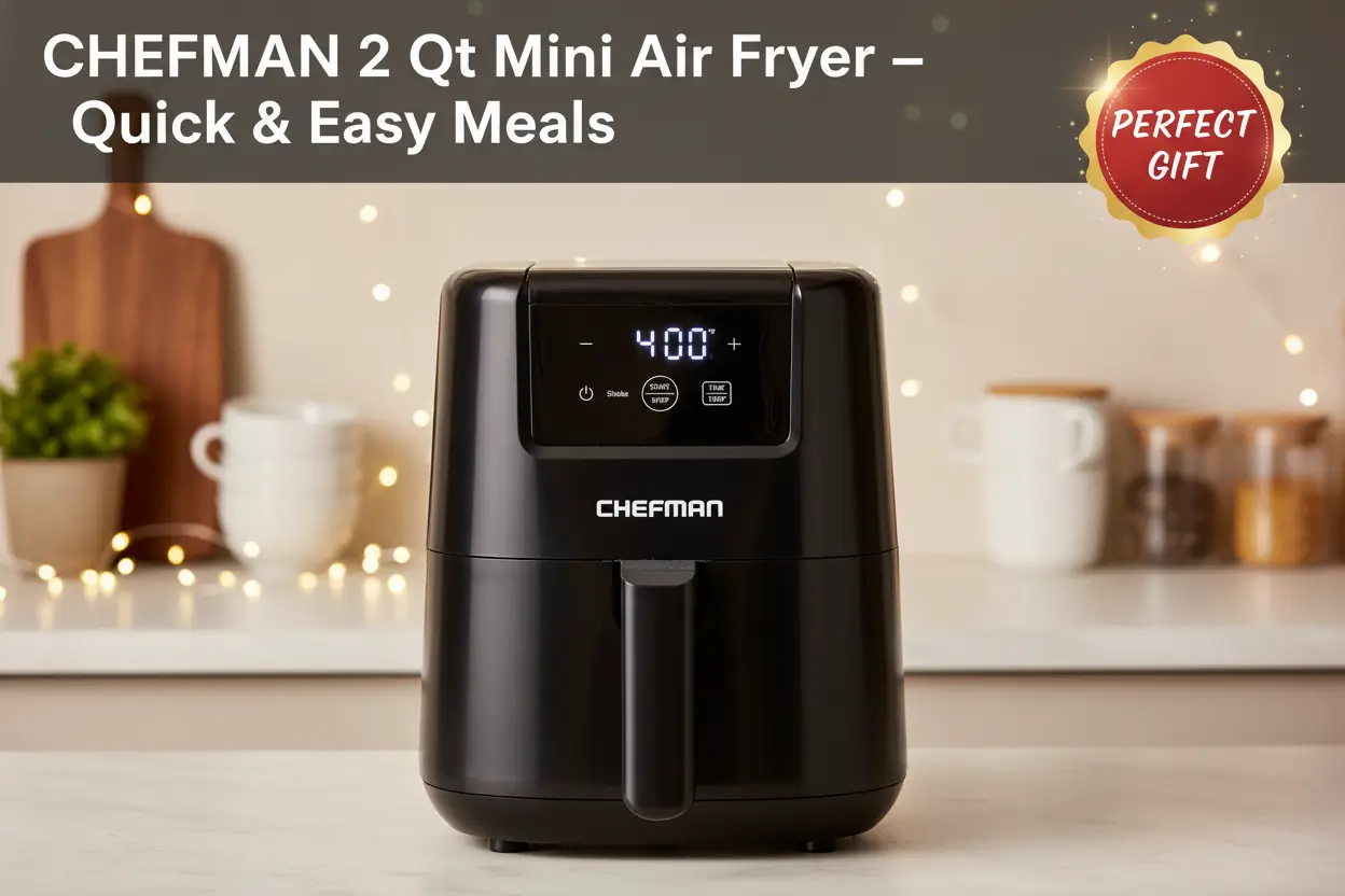 chefman-2-qt-mini-air-fryer-digital-space-saving-compact-air-fryer-nonstick-dishwasher-safe-basket-quick-easy-meals-digital-timer-shake-reminder-black