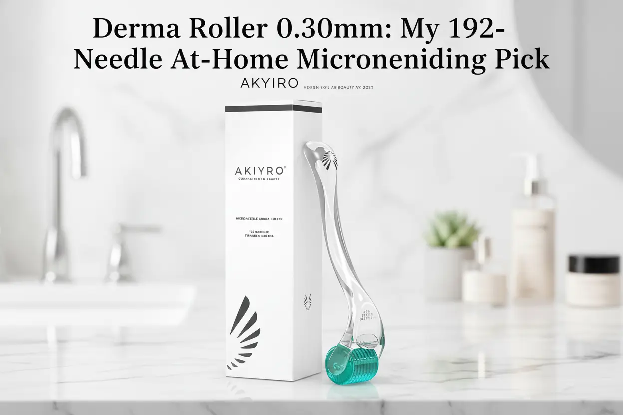 derma_roller_0_30mm_microneedle_roller_with_storage_case_192_micro_needling_dermal_tool_for_face_beard_scalp_body_at_home_microneedling_skin_care_for_women_men_green
