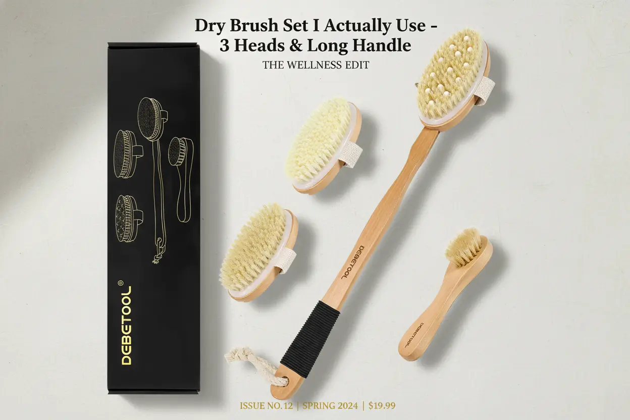 dry-brush-set-for-body-face-dry-brushing-body-brush-with-long-handle-3-replacement-heads-soft-medium-firm-for-lymphatic-drainage-cellulite