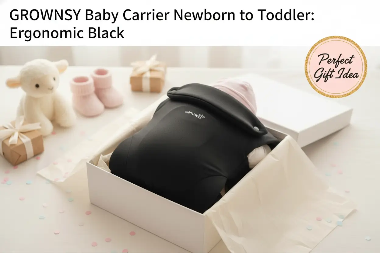 grownsy-baby-carrier-newborn-to-toddler-cozy-wrap-ergonomic-head-support-black