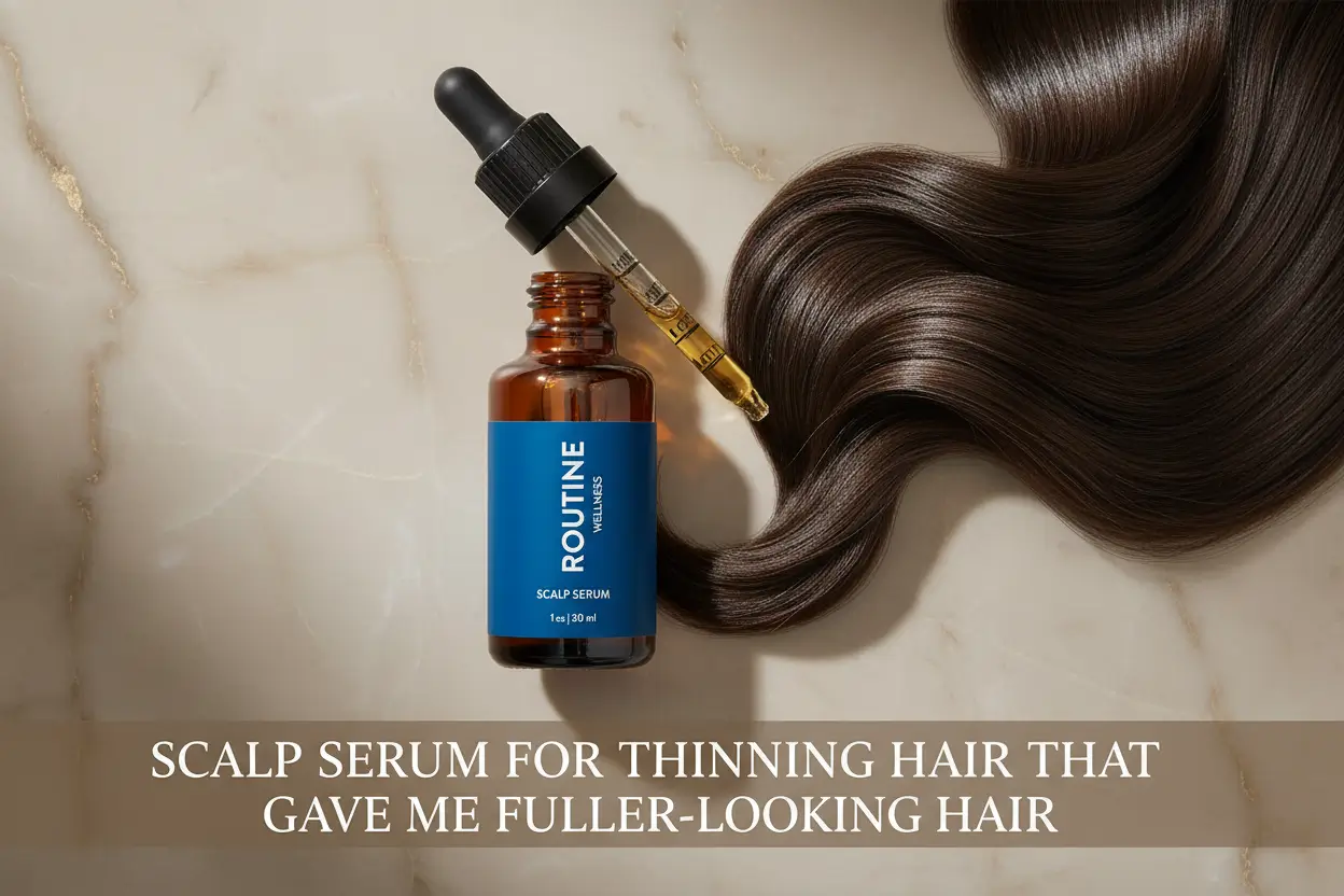 routine-wellness-scalp-serum-for-thinning-hair-promotes-visibly-thicker-fuller-looking-hair-lightweight-science-backed-with-red-clover-peptides-30ml