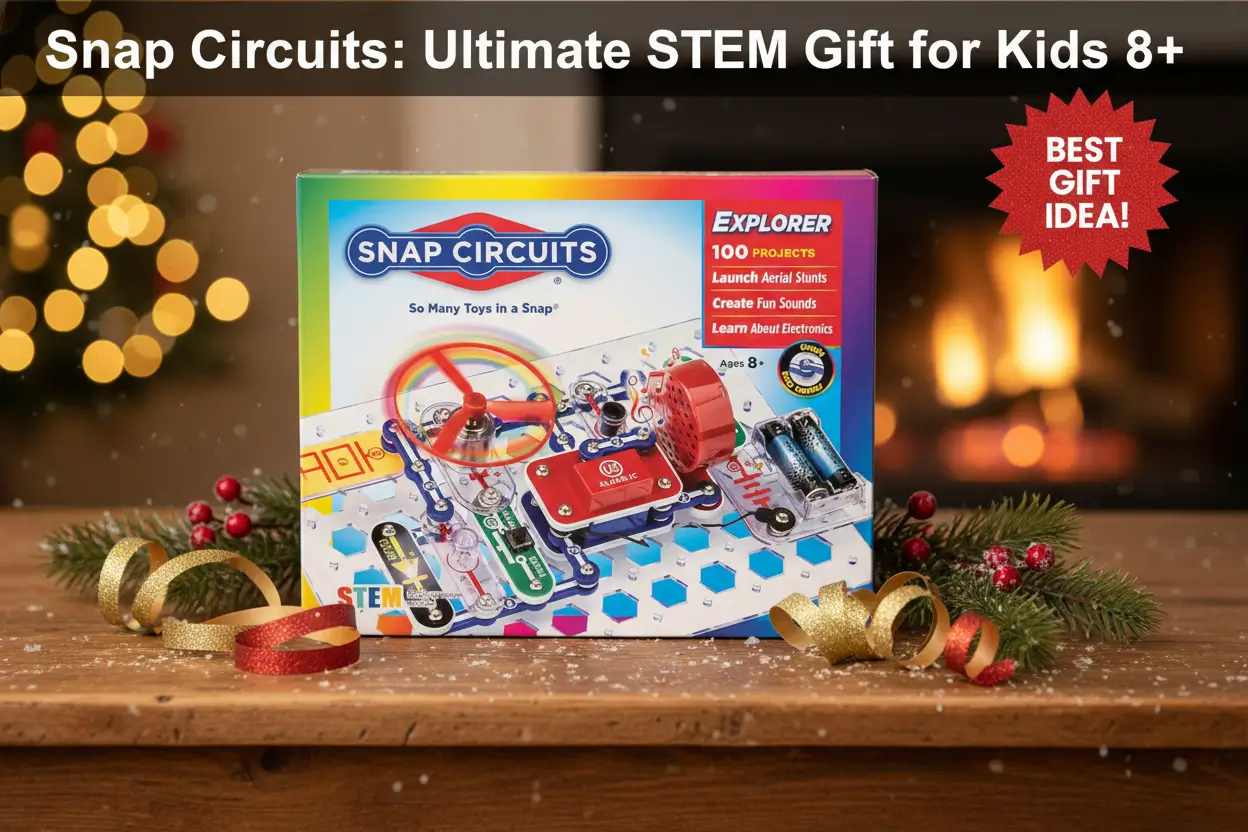 snap_circuits_jr_sc_100_electronics_exploration_kit_over_100_projects_full_color_project_manual_28_parts_stem_educational_toy_for_kids_8_plus
