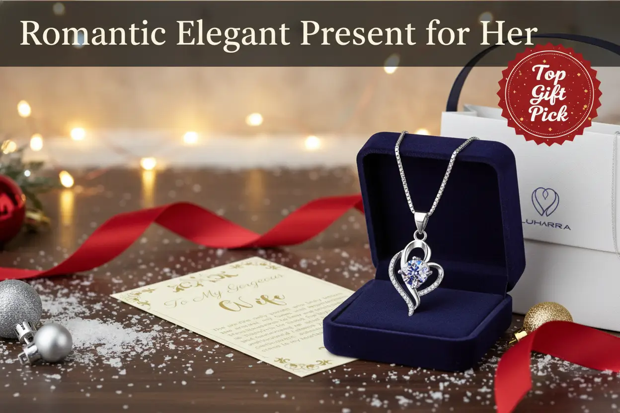 wedding_anniversary_jewelry_gift_wife_husband_moissanite_diamond_pendant_necklace_925_sterling_silver_2_chains_romantic_elegant_present_for_her