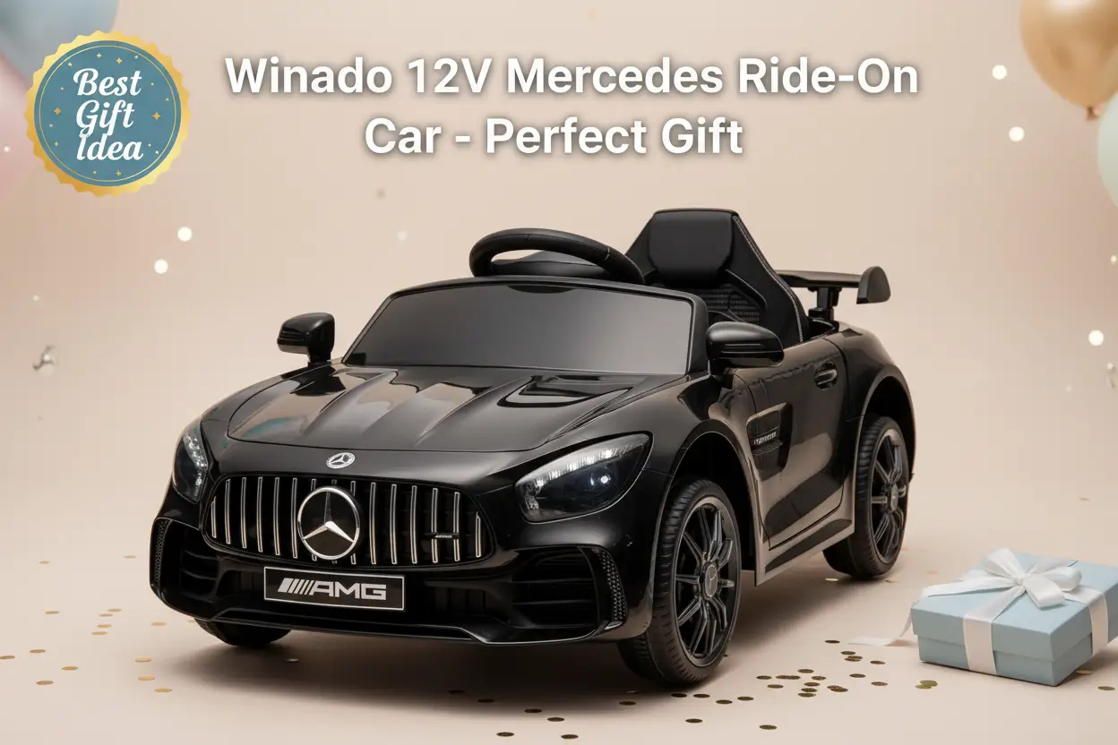winado-12v-ride-on-car-licensed-mercedes-benz-amg-gtr-battery-powered-electric-vehicle-w-parent-remote-wider-seat-led-lights-openable-doors-mp3-player-smooth-start-3-speeds-black