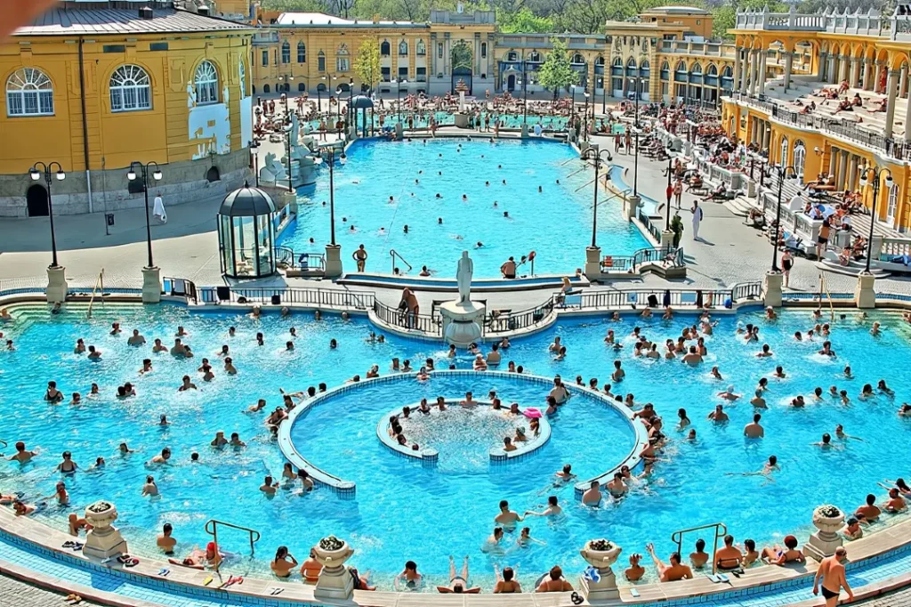 Széchenyi Thermal Bath outdoor pools