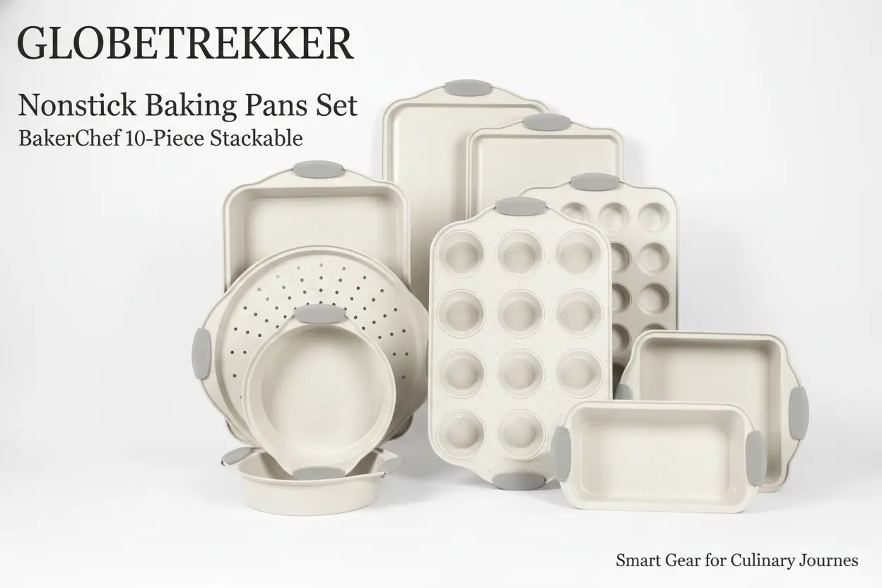 BakerChef_10_Piece_Nonstick_Baking_Pans_Set_Cream