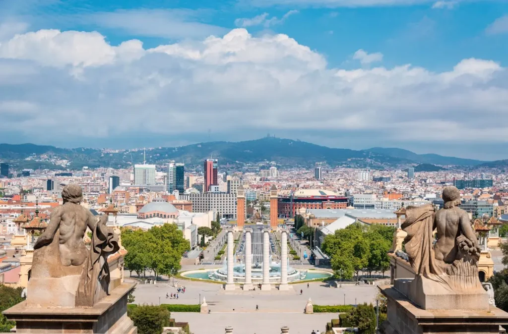 Barcelona Buildings Under Blue Sky