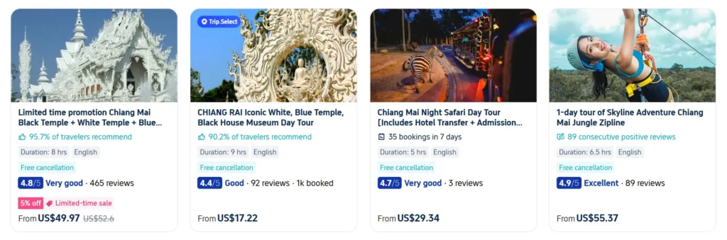 Chiang Mai day tours