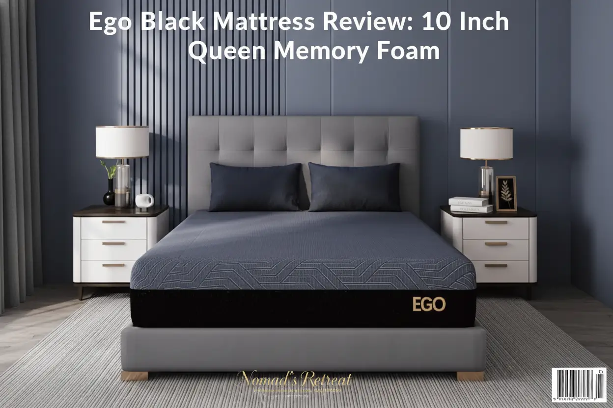 EGOHOME_10_Inch_Queen_Memory_Foam_Mattress_for_Back_Pain_Cooling_Copper_Gel_Bed_in_a_Box_Foam_Made_in_USA_CertiPUR_US_Certified_Therapeutic_Medium_Firm_60x80x10_Black