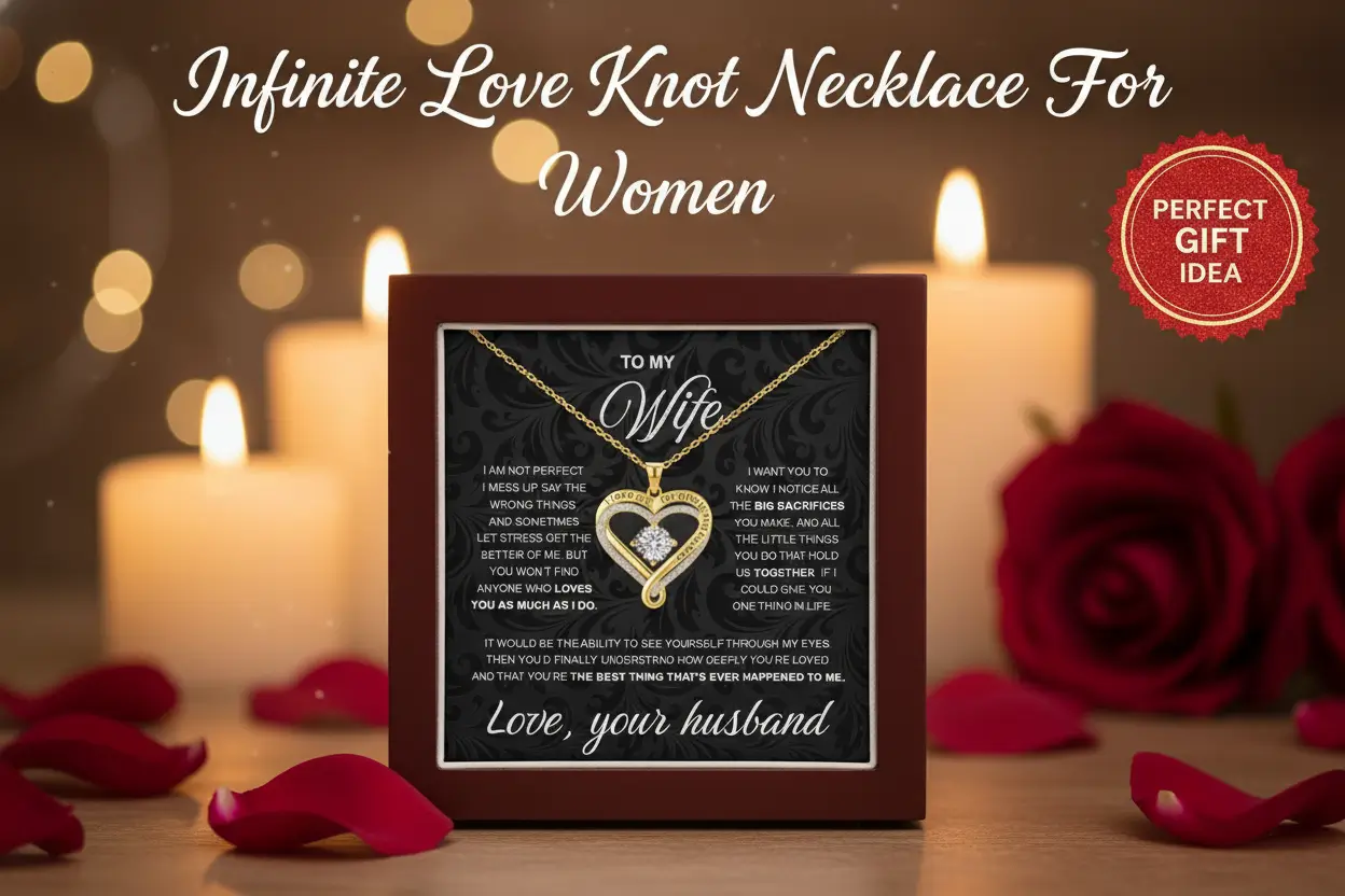 FEDZHY_To_My_Wife_From_Husband_925_Silver_Heart_Necklace_Christmas_Gifts_Infinite_Love_Knot_Necklace_for_Women_with_Gift_Box_For_Birthday_Romantic_Valentines_Day