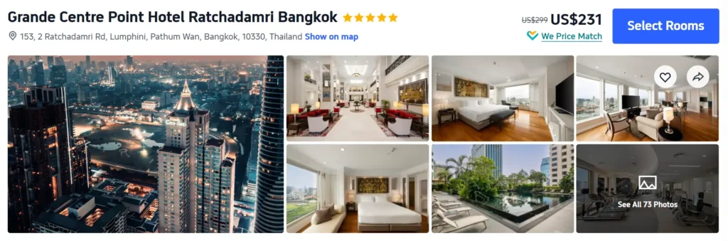 Grande Centre Point Hotel Ratchadamri Bangkok