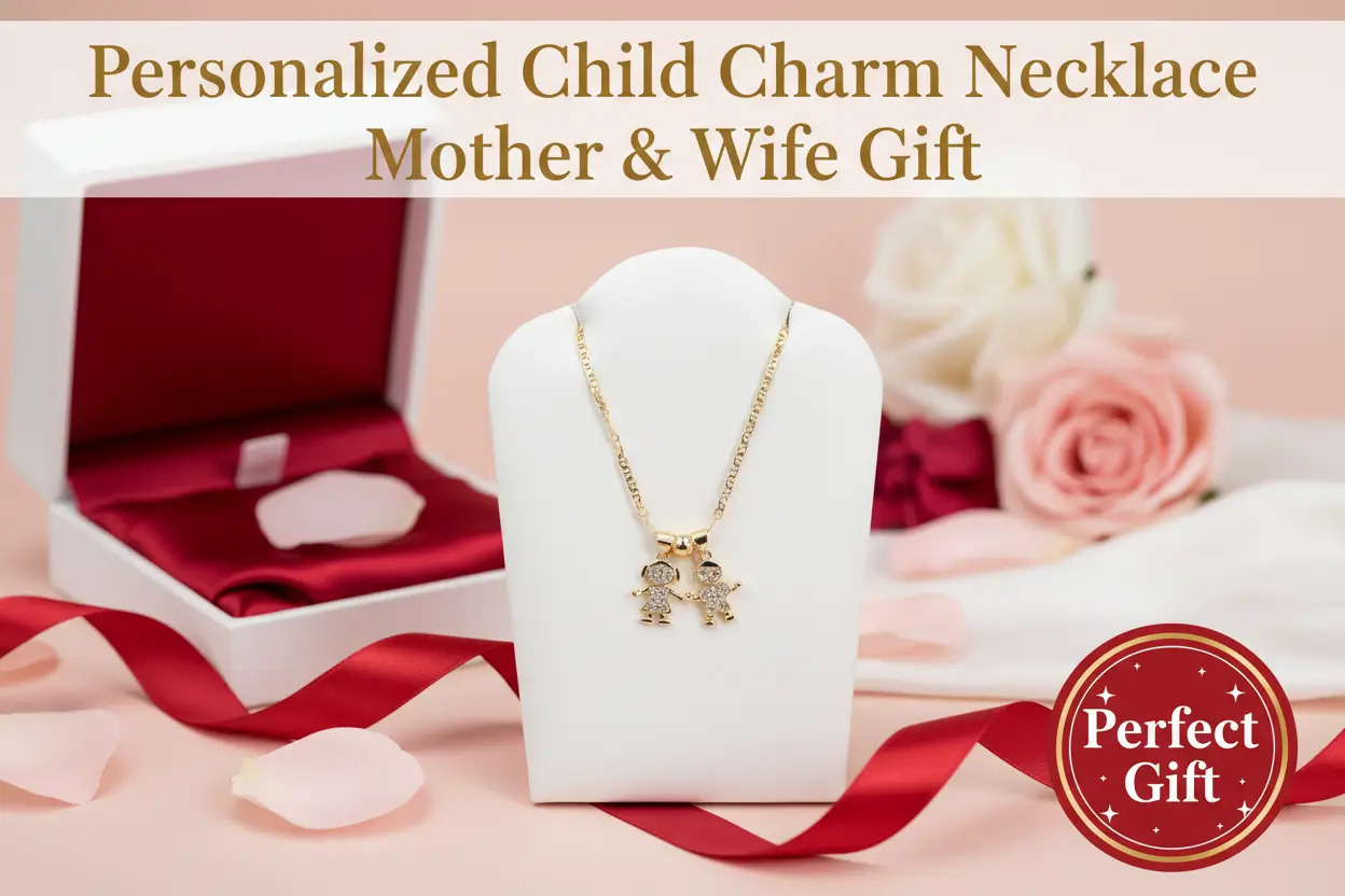 SIFRIMANIA_Personalized_Child_Charm_17.2_inches_Anchor_Chain_Customizable_Mother_Wife_Sister_Aunt_Grandmother_Gift_Necklace