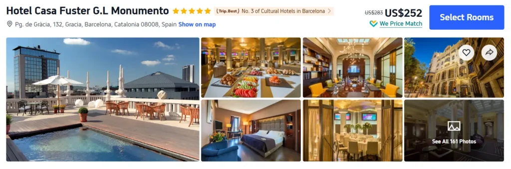 Hotel Casa Fuster G.L Monumento