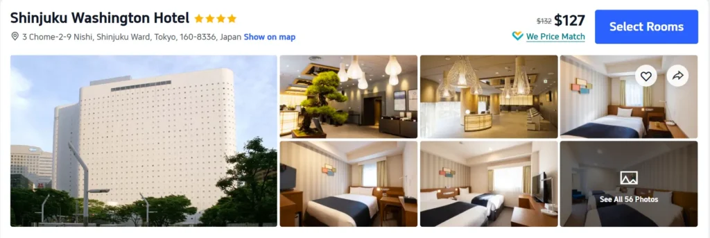 Shinjuku Washington Hotel