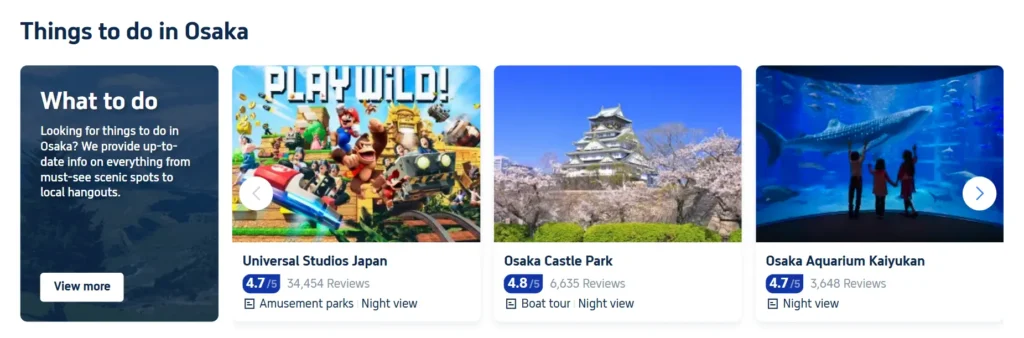 Things to do in Osaka