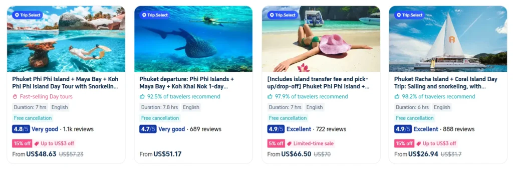 Top Phuket day tours