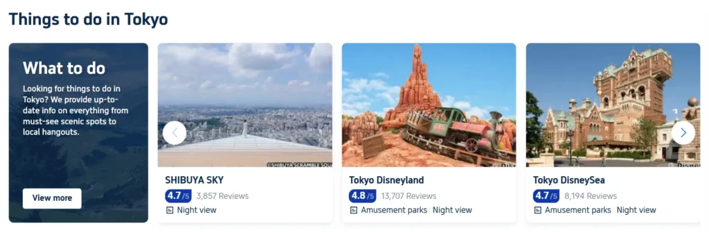 Things to do in Tokyo