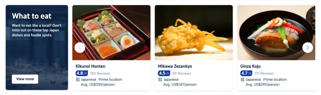 What to eat in Japan