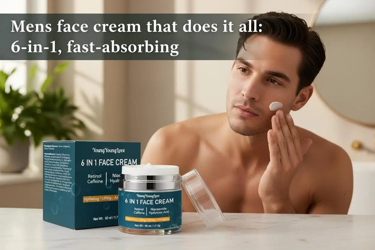 6-in-1-Face-Cream-for-Men-with-Retinol-Hyaluronic-Acid-Niacinamide-Caffeine-Face-Neck-Moisturizer-for-Mens-Anti-Aging-Retinol-Cream-for-Face-Dark-Circle-Wrinkles-and-Puffiness-1.7-oz