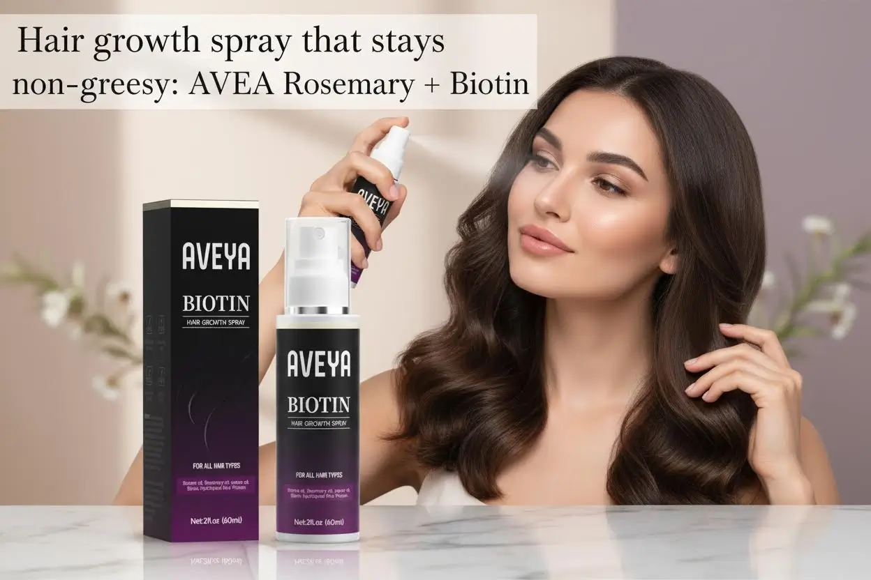 AVEYA_Hair_Growth_Spray_for_Women_and_Men_infused_with_Rosemary_Oil_Batana_Oil_and_Biotin_for_Scalp_Strengthens_Thickens_and_Accelerates_Hair_Care_Non_Greasy_Helps_Prevent_Hair_Thinning_and_Hair_Loss_60ml