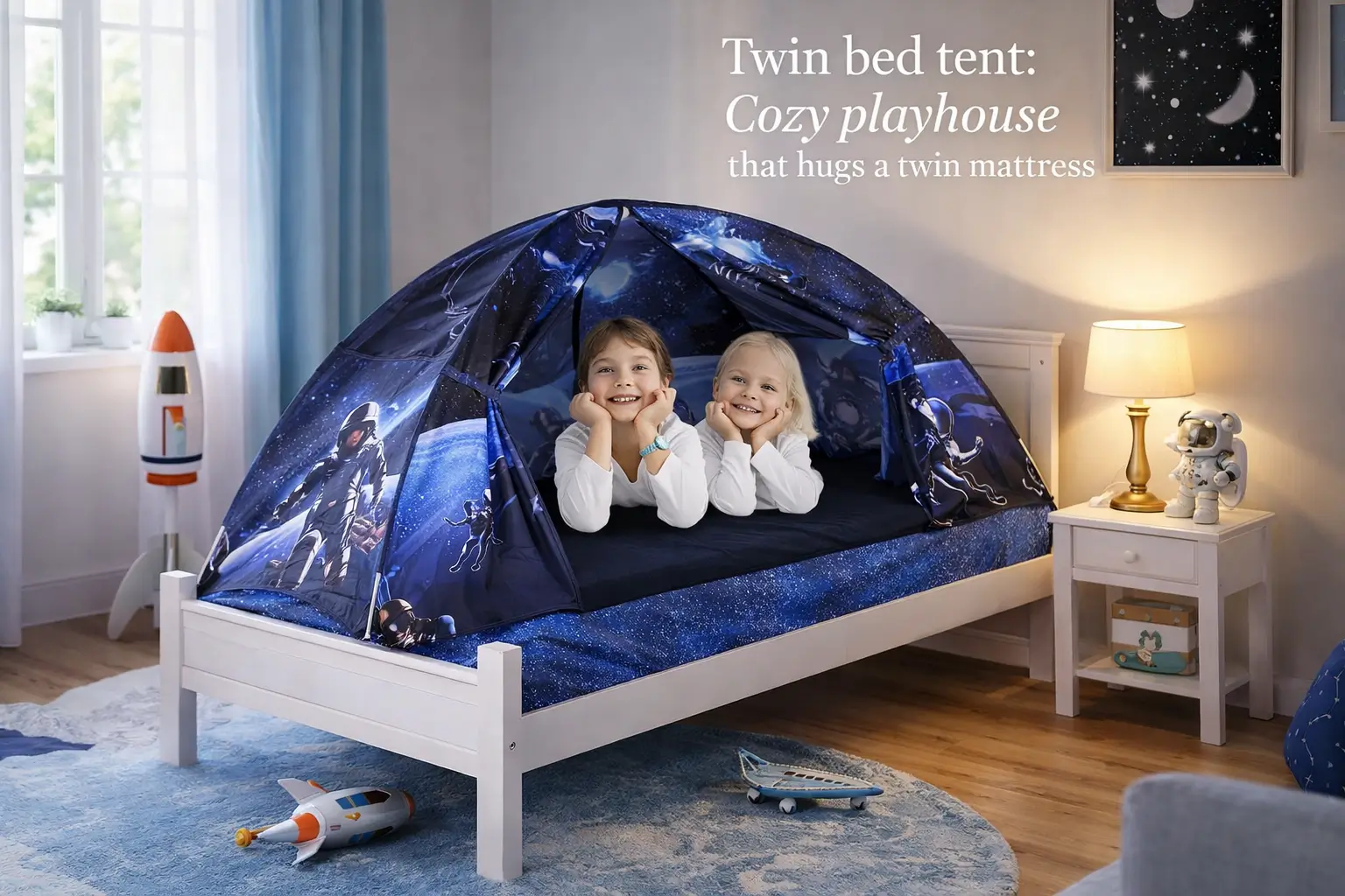 Kid_Bed_Tent_Twin_Play_Tent_Baby_Toddlers_Dream_Playhouse_CRAWLBO_Galagy