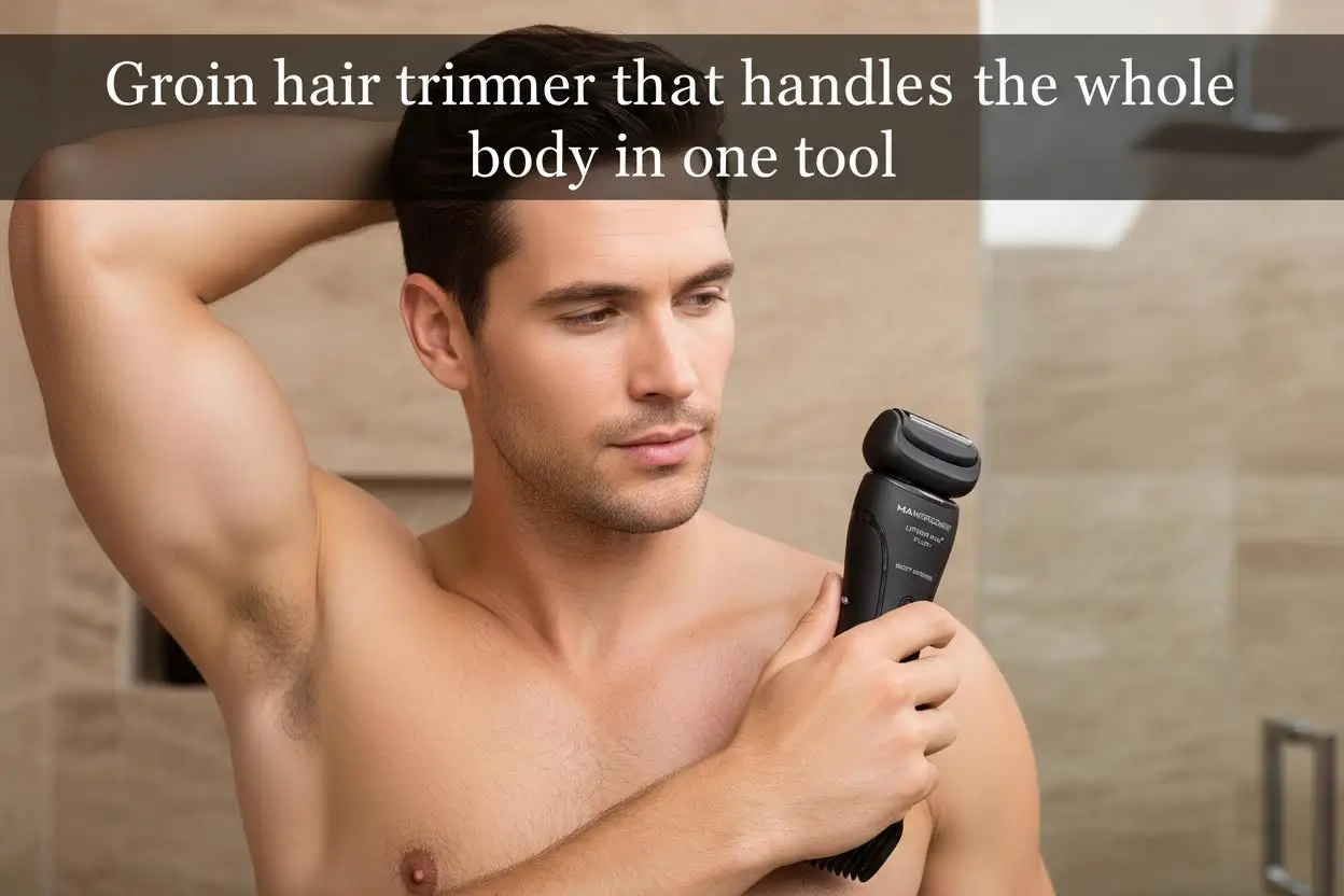 MANGROOMER_Lithium_Max_Plus_Body_Groomer_Ball_Groomer_Body_Trimmer_Electric_Groin_Hair_Trimmer_with_Free_Bonus_Foil_Included
