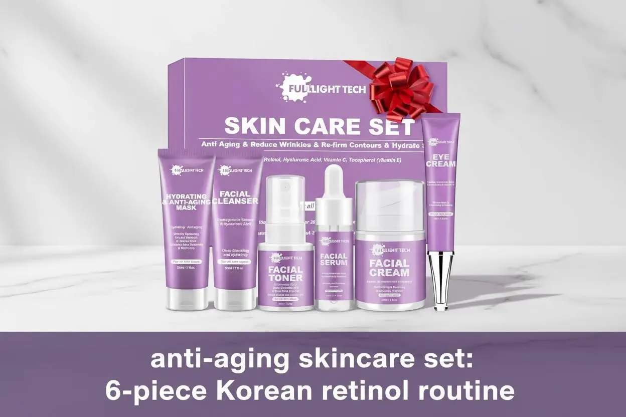 Skin_Care_Set_6_Pcs_Anti_Aging_Skincare_Korean_Retinol_Hydrate_Moisturize_Self_Care_Facial_Routine_Kit_Women_Teen_Girls_Travel_Gift_Valentines_Birthday_Mom