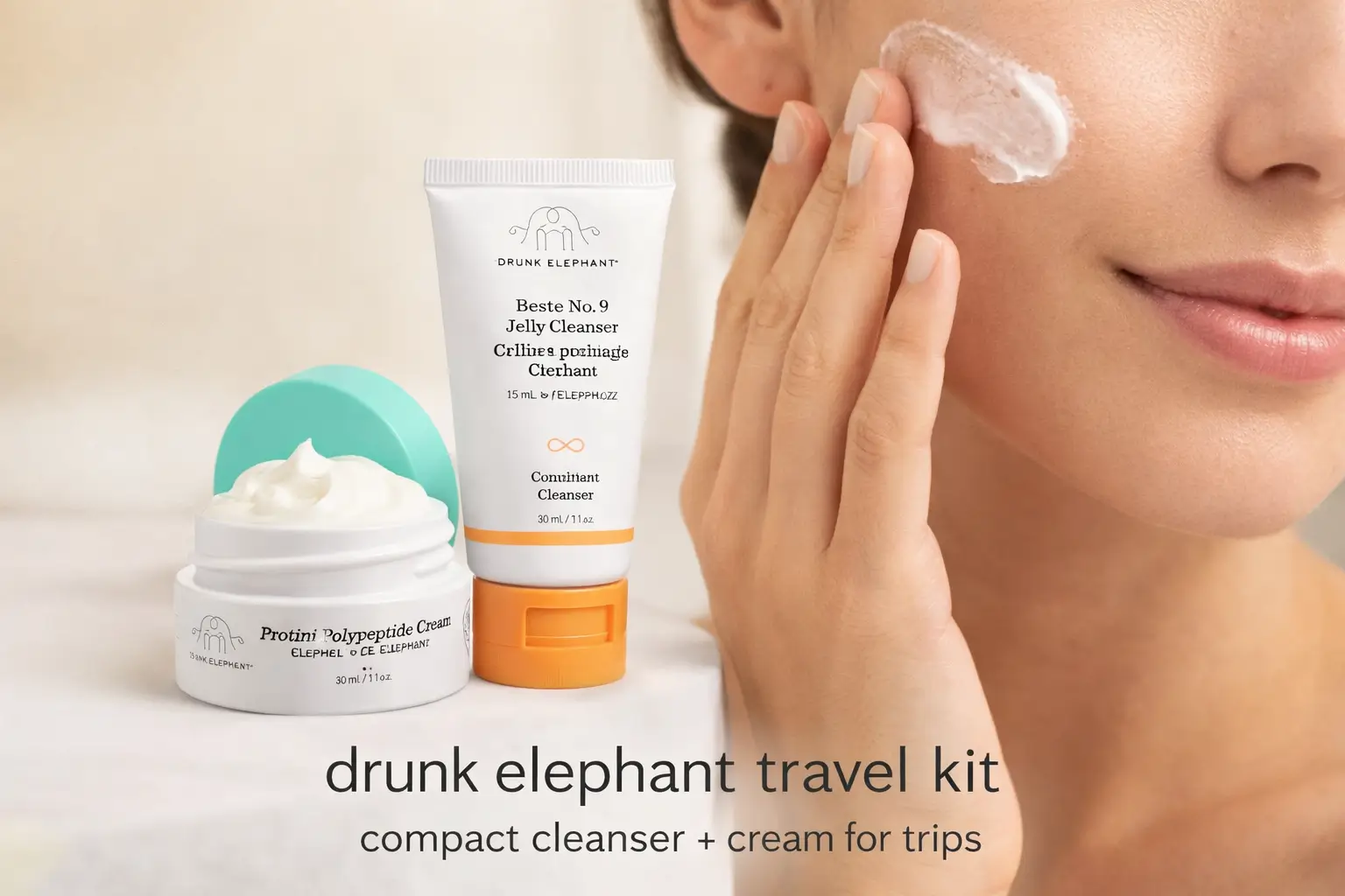 drunk-elephant-tour-de-force-travel-kit-beste-no9-jelly-cleanser-protini-polypeptide-cream-clean-clinical-skincare-holiday-gift-set