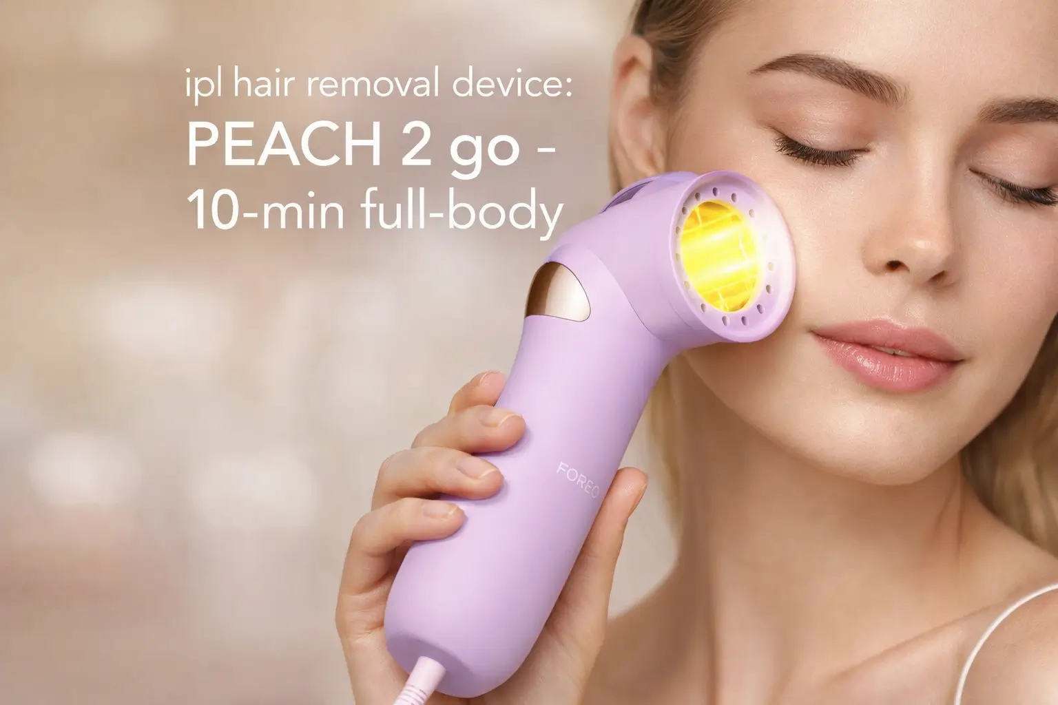 foreo-peach-2-go-ipl-hair-remover-body-face-lavender
