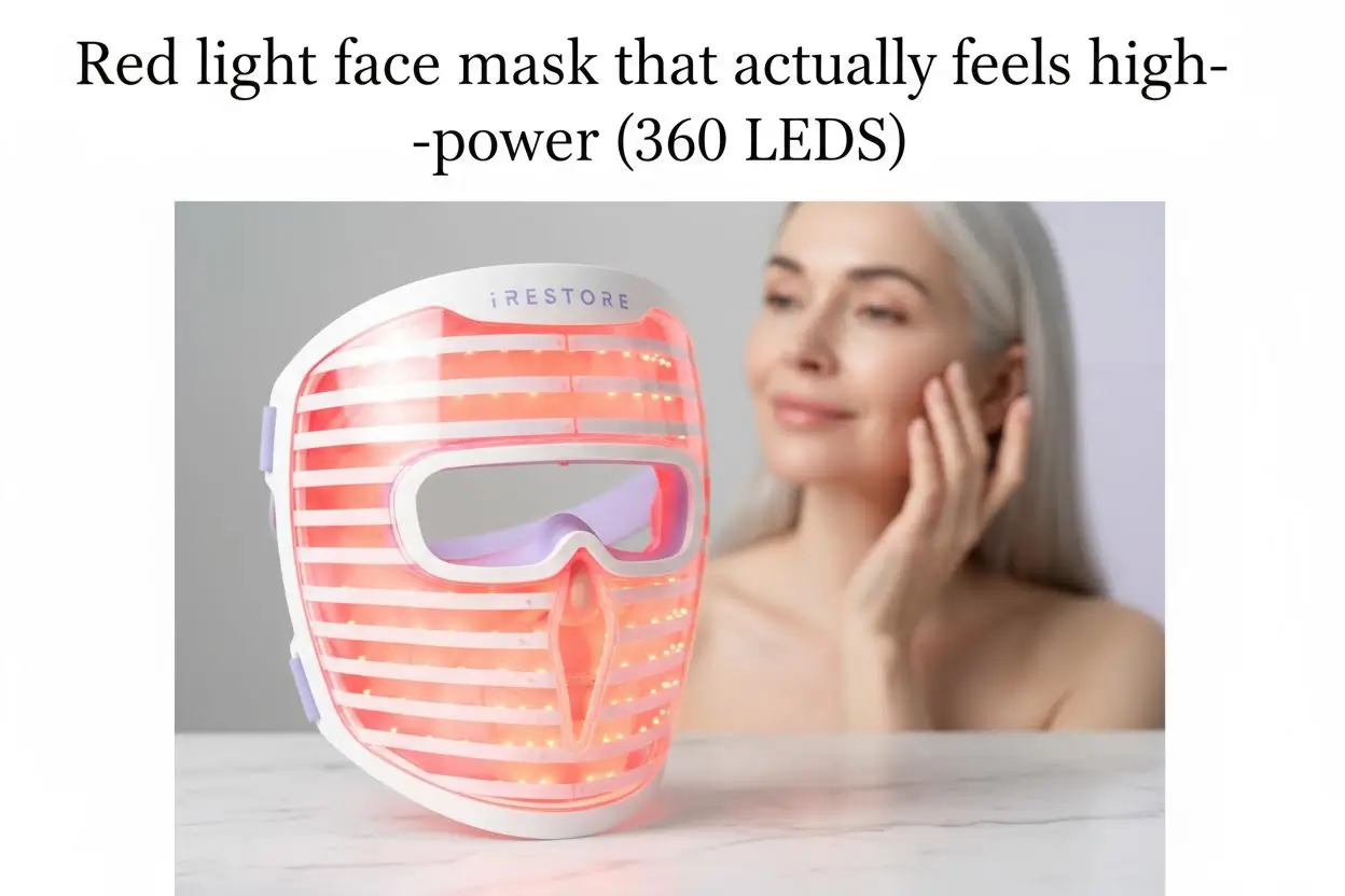 iRestore_LED_Face_Mask_for_Youthful_Skin_Red_Blue_Infrared_Therapy_Skincare_Device_for_Women_and_Men