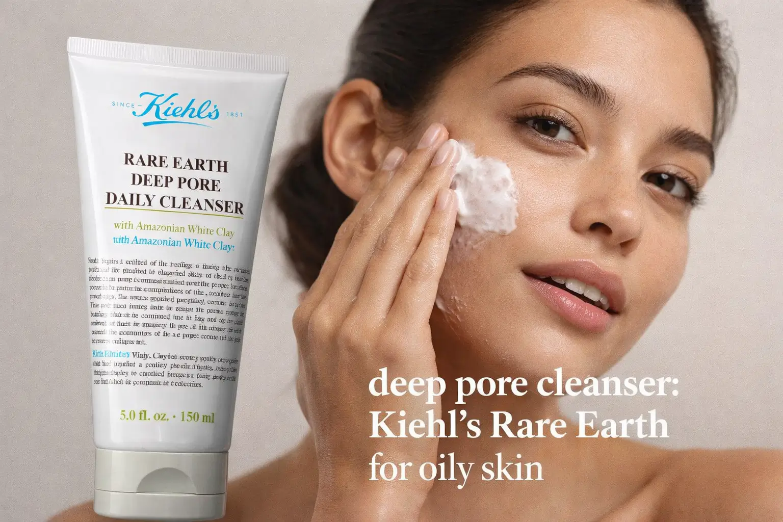 kiehls-rare-earth-deep-pore-daily-cleanser-gentle-exfoliating-face-wash-for-oily-skin-detoxifies-exfoliates-minimizes-pores-amazonian-white-clay-fragrance-free-5-fl-oz