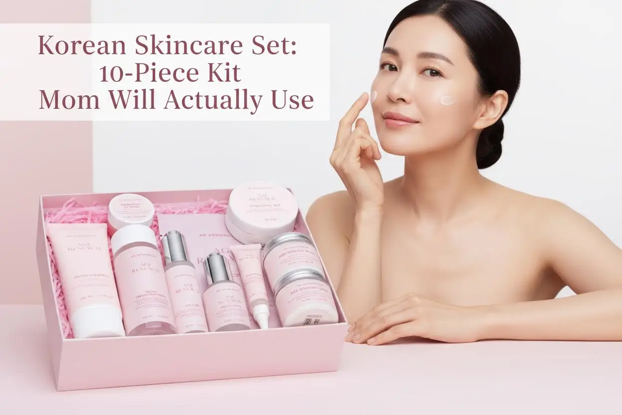 mothers-day-gifts-for-mom-skin-care-routine-kit-for-women-rose-essential-oil-retinol-vitamin-e-10-piece-complete-skin-care-set-korean-skin-care-set-birthday-gifts-for-women